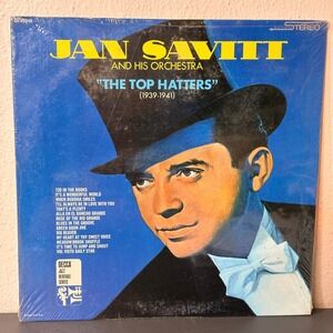 Jan Savitt Vinyl Record LP 12" Blue Excellent The Top Hatters‎ Jazz Big Band